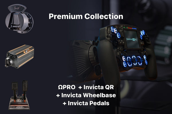 Premium Collection<br>[ΩPRO + Invicta QR + Invicta Wheelbase + Invicta Pedals]