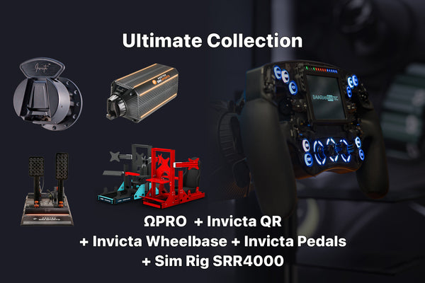 Ultimate Collection<br>[ΩPRO + Invicta QR + Invicta Wheelbase + Invicta Pedals & Sim Rig SRR4000]